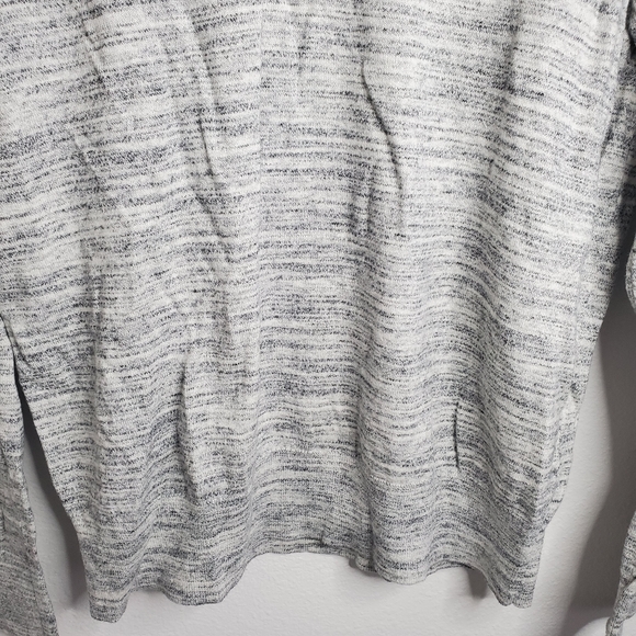 Banana Republic Gray Heathered Button Down Long Sleeve Casual Shirt Size Medium - Picture 5 of 9